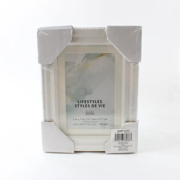 Studio Decor Lifestyles De Vie 5 Pack White Picture Frames 5x7/4x6