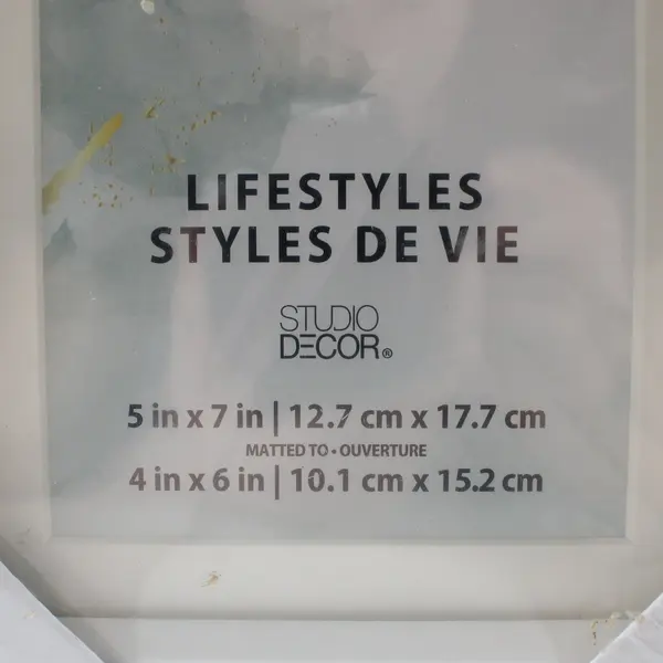 Studio Decor Lifestyles De Vie 5 Pack White Picture Frames 5x7/4x6