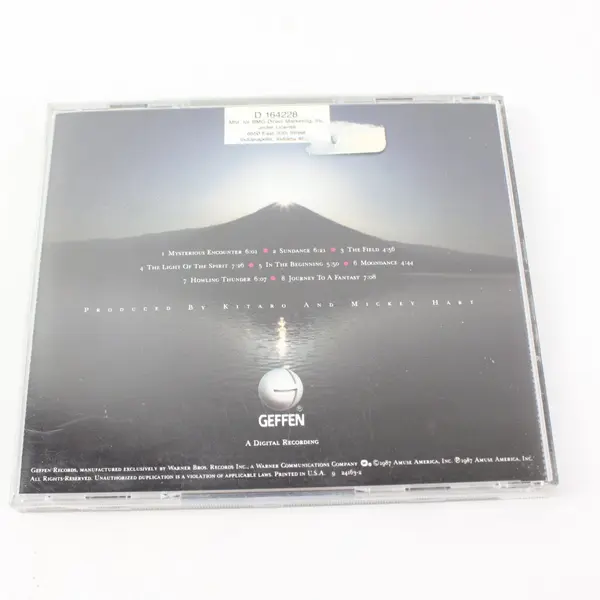 Kitaro The Light of the Spirit CD 1987 Geffen Records 9 24163-2