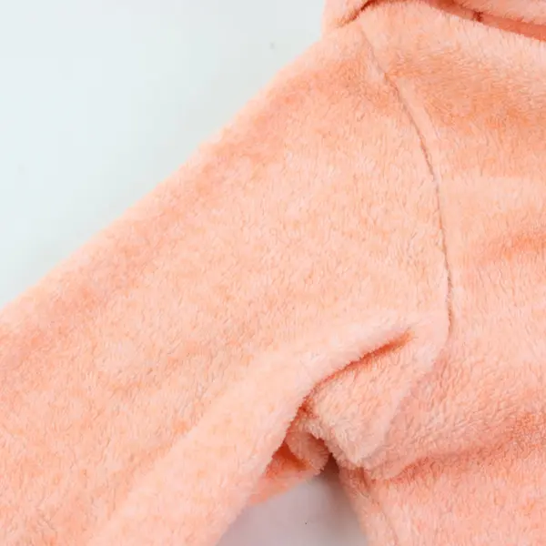 BMagical by Btween Girls Peach Sequin Fox Pullover Hoodie Size 7/8