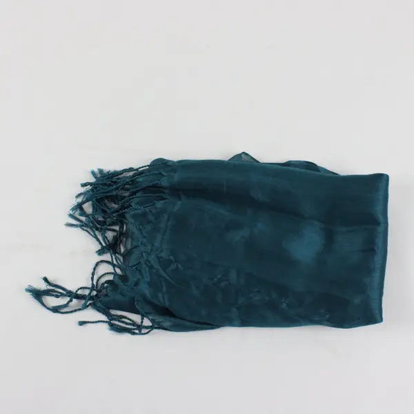 Soft Shawl Wrap Women Dark Teal Solid Scarf Evening Dress Accessories