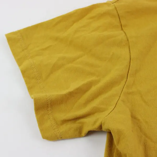 Fifth Sun Cactus Names Yellow Cotton Blend T-shirt Kids Size M