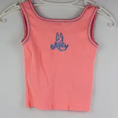 Bluey Pink Embroidered Tank Top Mad Engine Global, LLC M (7/8) Kids