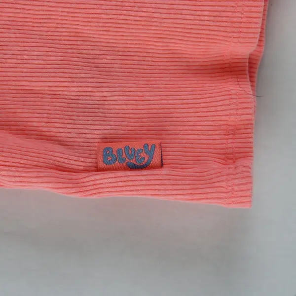 Bluey Pink Embroidered Tank Top Mad Engine Global, LLC M (7/8) Kids