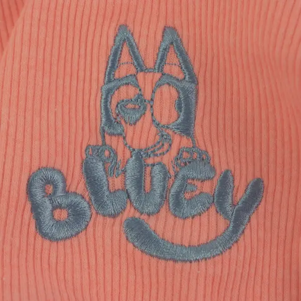 Bluey Pink Embroidered Tank Top Mad Engine Global, LLC M (7/8) Kids
