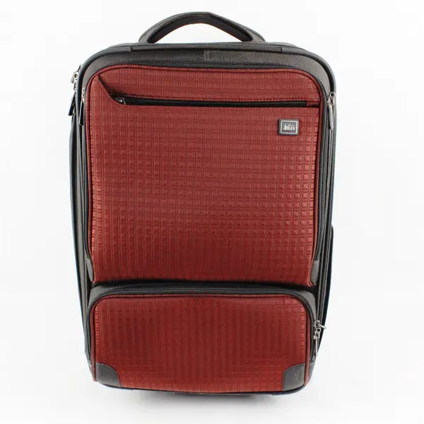 REI Textured Burnt Orange 23in Rolling Suitcase Luggage