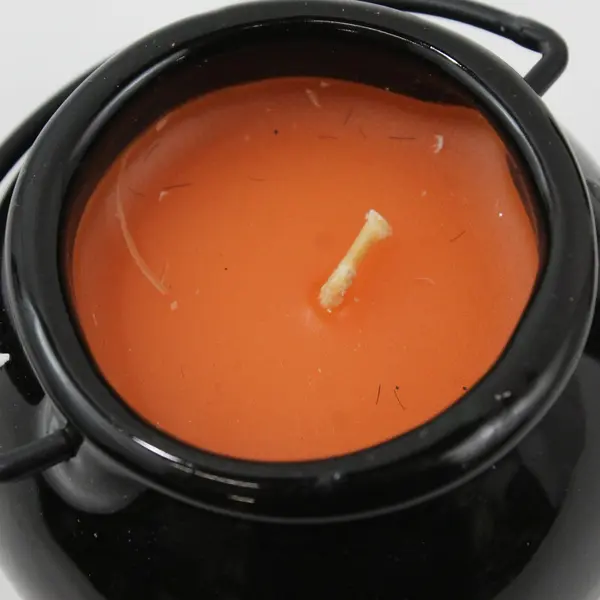 Lot of 3 Seasons of Cannon Falls Halloween Cauldron Candles 3in