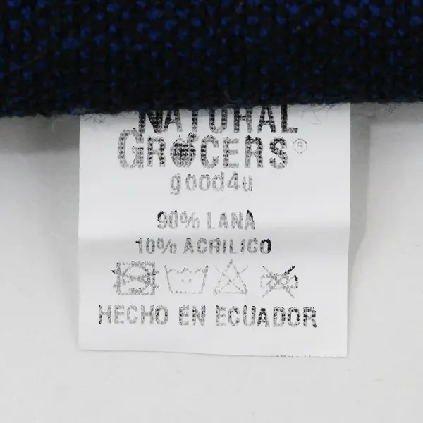 Natural Grocers Aztec Pattern Tote Bag Zippered Travel Reusable