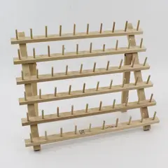 June Tailor Wooden Thread Spool Holder Rack 60 Spools Folding