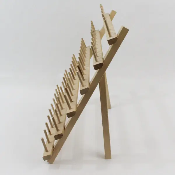 June Tailor Wooden Thread Spool Holder Rack 60 Spools Folding