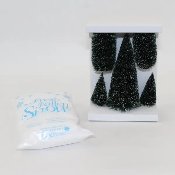 Dept 56 Village Accessories 2000 Landscape Starter Set 6 Pc #52898