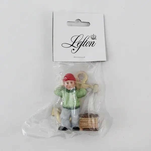 Lefton Colonial Village Sailor with Anchor Figurine Accessory