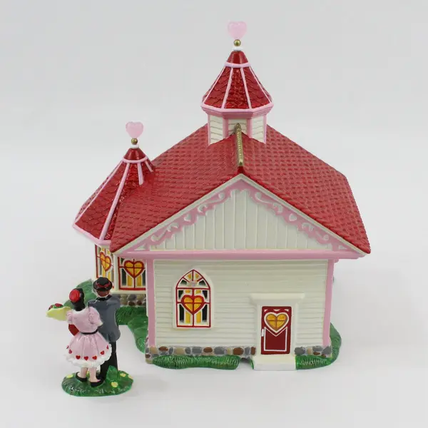 2004 Dept 56 Snow Village Celebrate Love Series Chapel of Love #55354