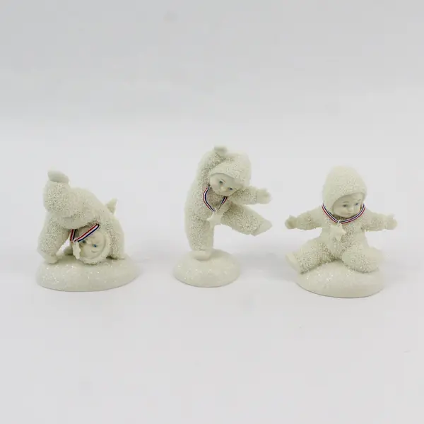 2003 Dept 56 Snowbabies Starlight Games Tumbling Trio 69966