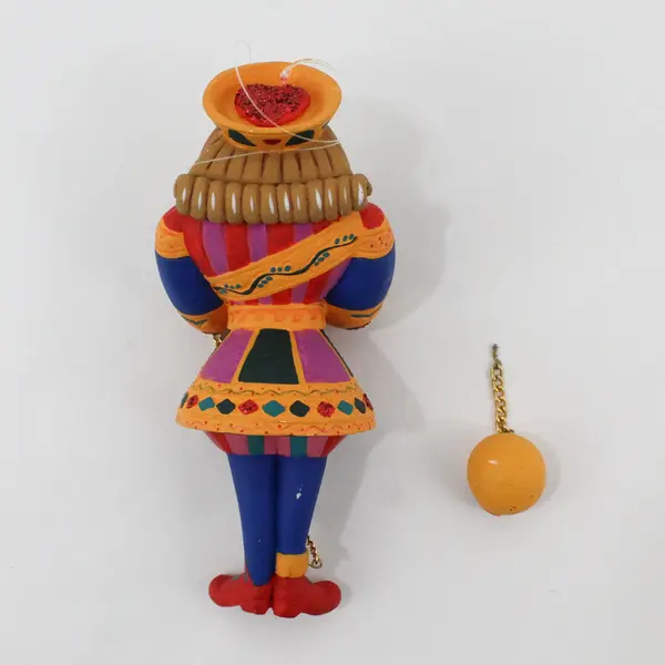 VTG Dept 56 1993 Alice in Wonderland Knave of Hearts X-Mas Ornament 7" Tall