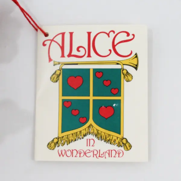 Vintage Dept 56 1993 Alice in Wonderland King of Hearts X-Mas Ornament 7.5" Tall