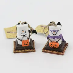 2 Midwest of Cannon Falls S'mores Trick or Treat Marshmallow Halloween Ornaments