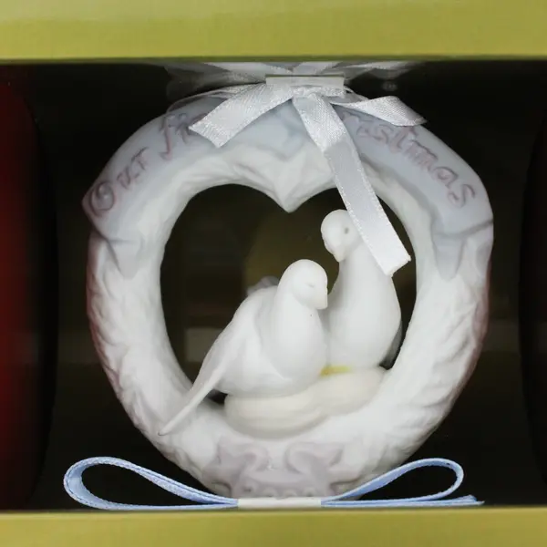 LLADRO Our First Christmas Ornament 2000 #16716 