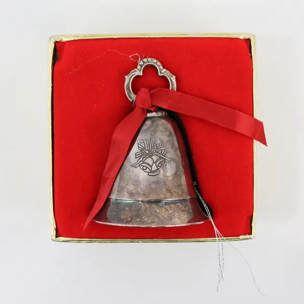 Kirk Stieff Musical Christmas Bell Ornament 3.5 Inch