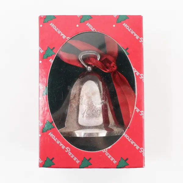 Reed & Barton 1999 Christmas Silver-Plated Bell Ornament 3"
