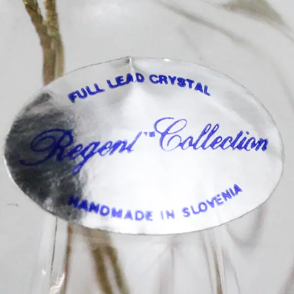 Rogaska Crystal Regent Collection Lead Crystal Christmas Ornament 3.5"