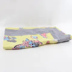 Vintage Handmade Bassinet Cover Cartoon Animal Design 19x32 Flawed