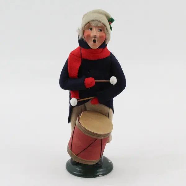 1991 Byers Choice The Carolers Drummer Boy Christmas Figurine