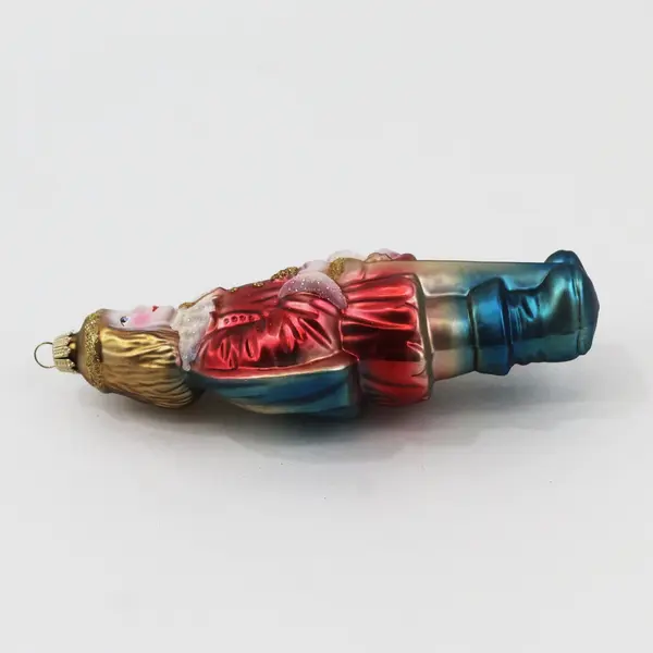 Vintage Dept 56 Mouth-Blown Glass Christmas Ornament 6.75" Tall