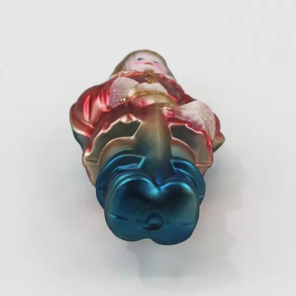 Vintage Dept 56 Mouth-Blown Glass Christmas Ornament 6.75" Tall