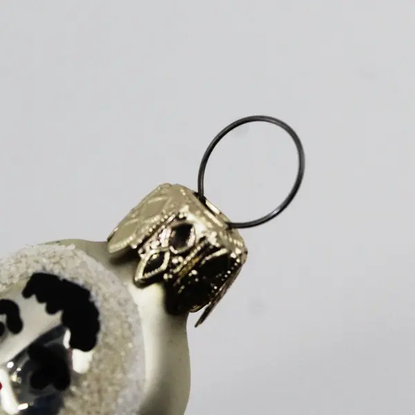 Vintage Blown Glass Christmas Ornament West Germany Eskimo Snow Baby 3.75"