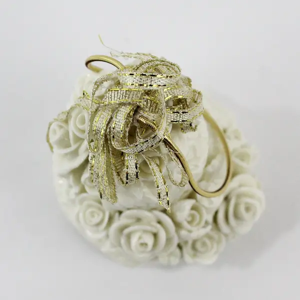 First Christmas Ceramic Hanging Ornament (Wedding Cake) 5" Tall 