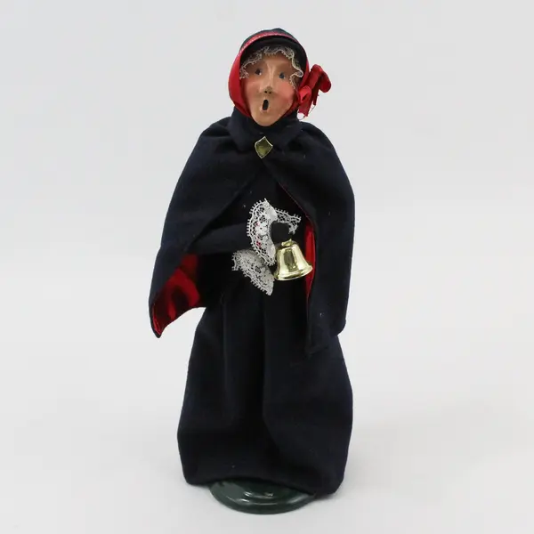 1992 Byers Choice Salvation Army Woman  Bell Ringer figurine No Sign or Kettle