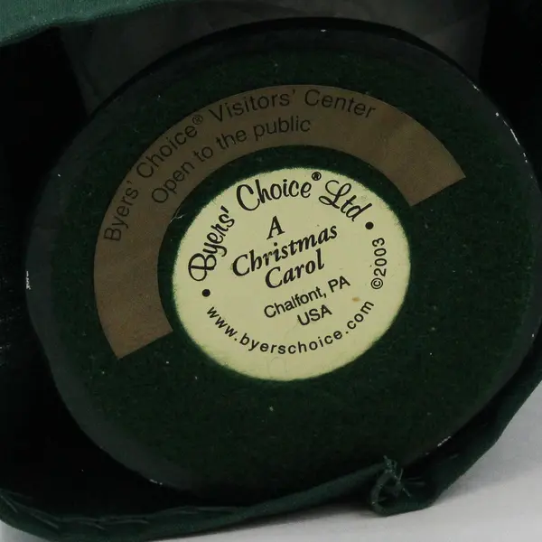 2003 Byers' Choice Mrs. Cratchit Caroler Figure With Plum Pudding 