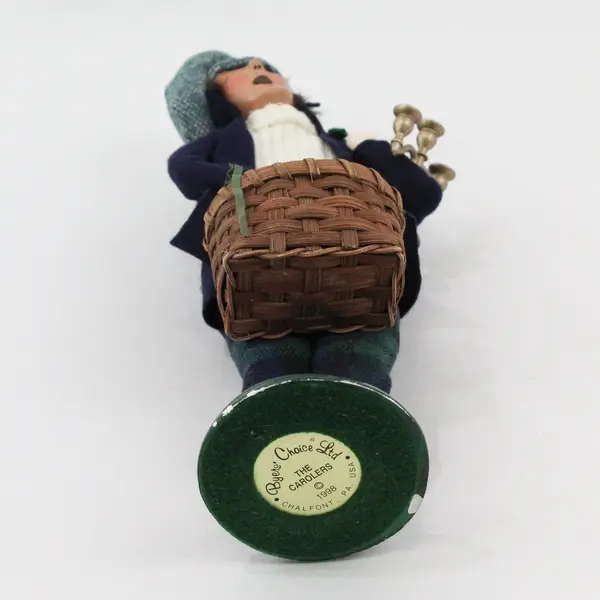 1998 Byers Choice Cries of London Candlestick Vendor Caroler Figure