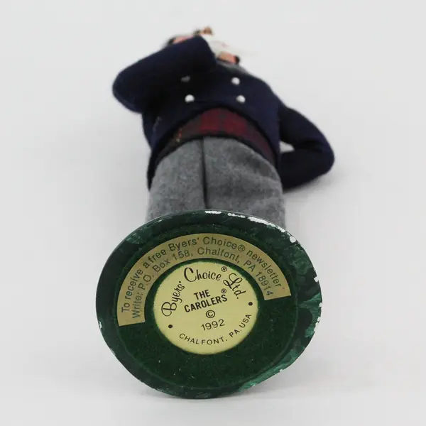 1992 Byers' Choice Carolers Boy Letter to Santa Limited Edition Figurine