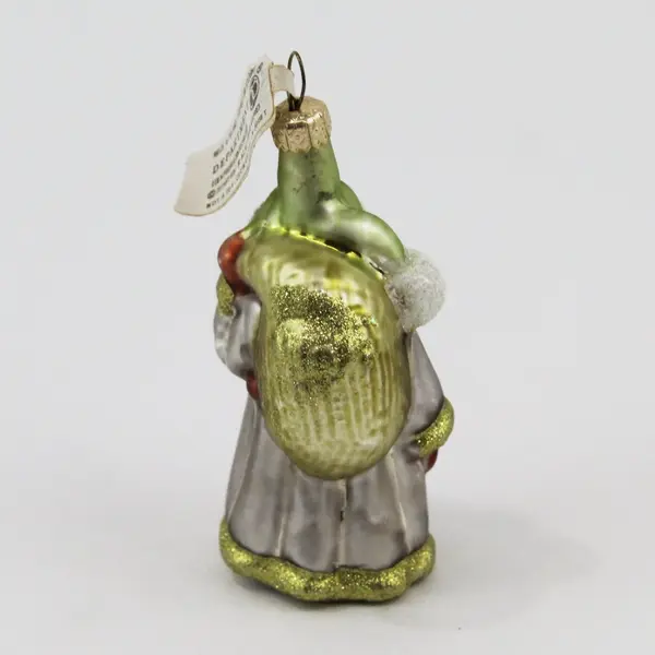 Department 56 56.47998 Vintage Hand Blown Glass Santa Ornament 3"