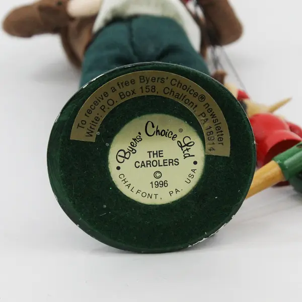 1996 Byers Choice Carolers Puppeteer with Pinocchio Marionette