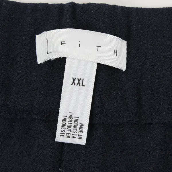 Leith Women's Navy Blue Wide Leg Dress Pants XXL Trousers