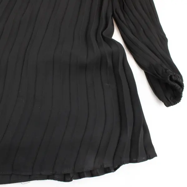 Terra & Sky Black Sweetheart Pleated Midi Dress Women's Plus 3X