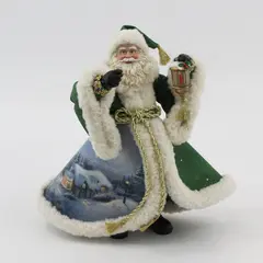 2003 Thomas Kinkade Old World Santa Dawn of Christmas Day Figurine