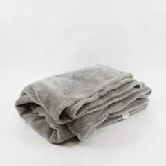 Charter Club Fuzzy Gray Throw Blanket 50 x 76 Soft Cozy