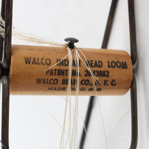 Vintage Walco Wood Metal Bead Loom Jewelry Making Weaving Craft Tool