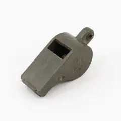 U.S. Navy PEI Olive Drab Green Bakelite Whistle 1945 Tested Works