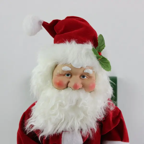 Kurt Adler Santa Rocking Reindeer Musical Christmas Figurine Decor