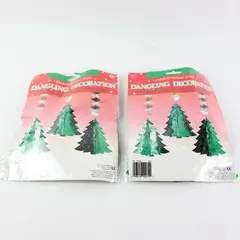 Amscan 3D Foil Dangling Decorations 2 Sealed Packs, 3 Each, 6 Total #13935