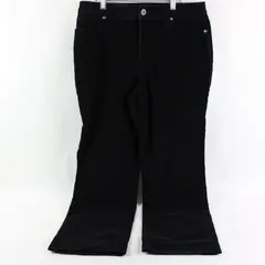Style & Co Women's Black Corduroy Pants Petite Size 8 Trousers