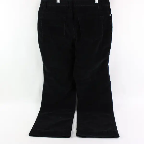 Style & Co Women's Black Corduroy Pants Petite Size 8 Trousers