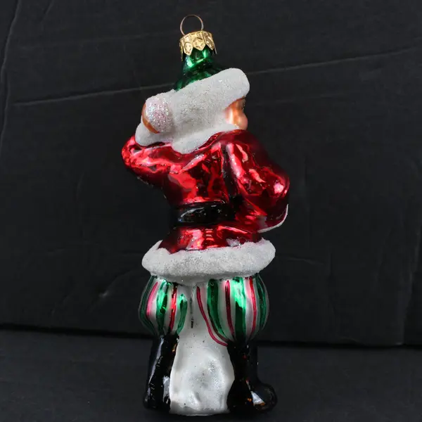 Christopher Radko Vintage 1996 Blown Glass Ornament Snow Fun 5.5" Good