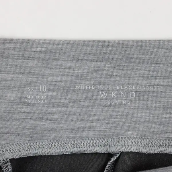 White House Black Market WKND Leggings Grey Womens Size 10 Athletic