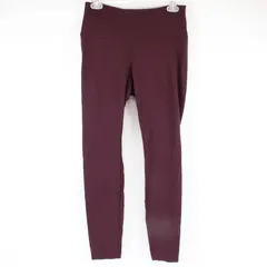 White House Black Market Runway Legging Women Size 10 High Waisted Maroon 